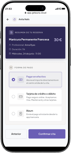 Paso 04: Confirma tu cita